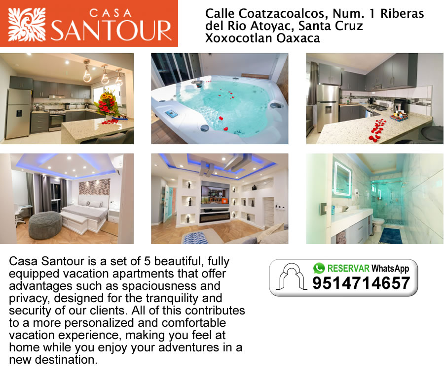 casa santour departamentos vacacionales amueblados